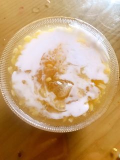 Hình của món Chè bưởi bao giòn.