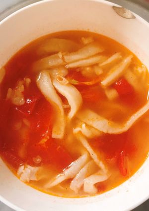 Hình của món Bánh canh bột mì.