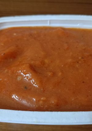 A picture of Leftover barbeque nation style grilled pineapple chutney.