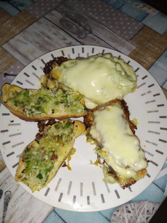Una foto de Bruschettas salvadoras al verdeo