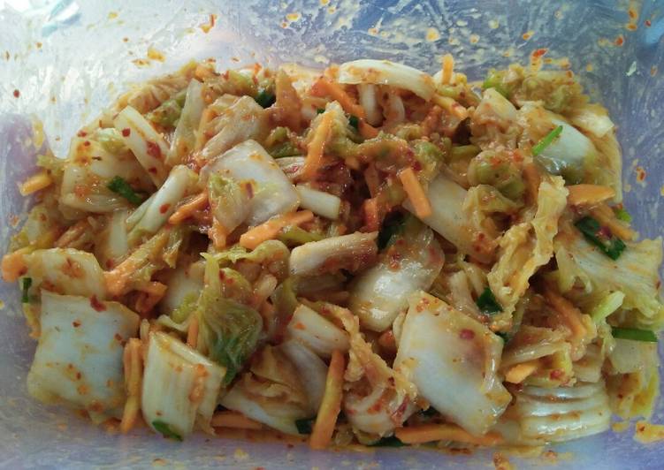 Kimchi Sawi Putih pake Boncabe