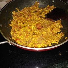 A picture of Sweet corn chaat.