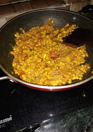 A picture of Sweet corn chaat.