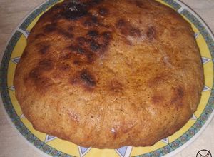 Una foto de Tortilla Tradicional Sin Gluten de Rescoldo a las Brasas