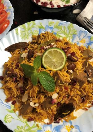 A picture of Jackfruit Pulao.