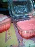 Dulce de gelatina con fresas