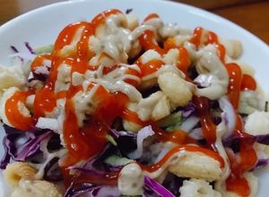 Hình của món Salad nui chiên giòn rụm 😋😋.