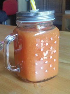 Una foto de Batido tropical de papaya 🏝
