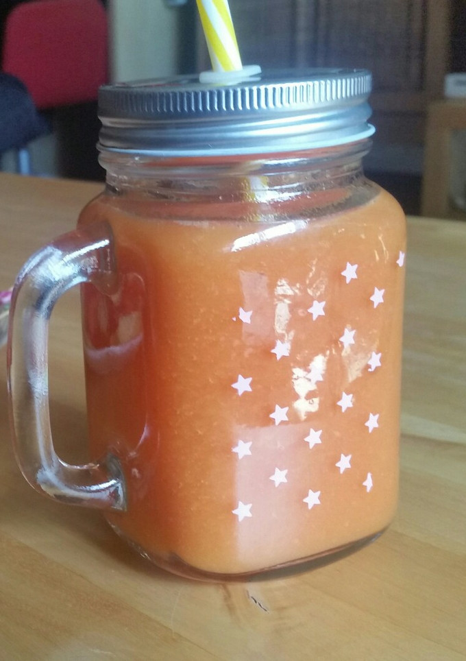 Una foto de Batido tropical de papaya 🏝