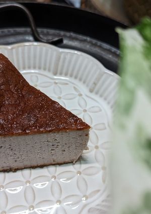 藍莓巴斯克乳酪蛋糕 的食譜成品照片