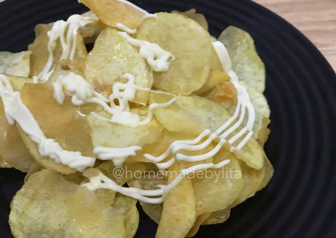 Resep: Potato crispy / kentang goreng ala chitato #homemadebylita Murah