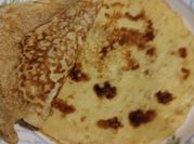 Una foto de panqueque de tapioca