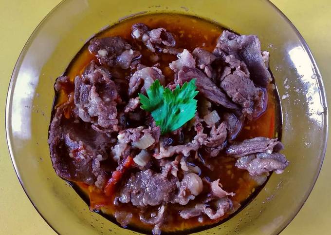 Semur Daging Iris - keto friendly