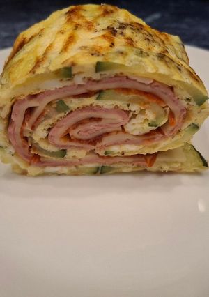 Cukkinis tojástekerecs recept fotója
