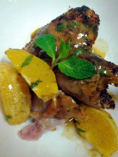 A picture of Chilli and Orange Duck.