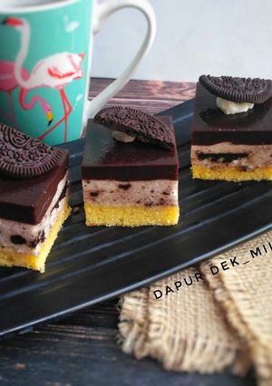 Foto resep Cake Puding Coklat Oreo