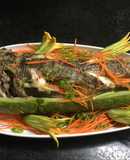 Cá lóc hấp bầu(Cá quả)