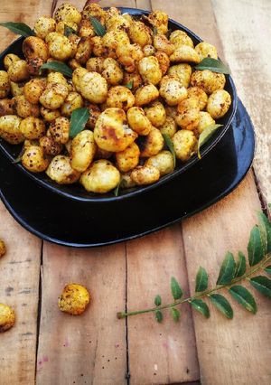 A picture of Roasted Makhana Masala (Fox nuts).