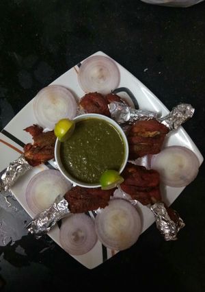 A picture of Chicken Lollipop.