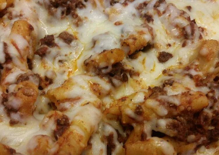 Steps to  Baked Ziti