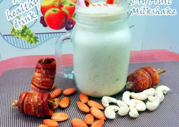 Simple Way to Prepare Favorite Dry fruits milkshake