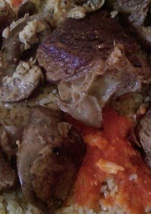 صورة لوصفة الفتة المصرية