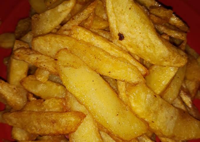 Fried Irish potatoe Recipe by Vickens Chop Abj Moms - Cookpad
