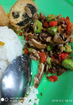 Foto resep Sambel teri pete