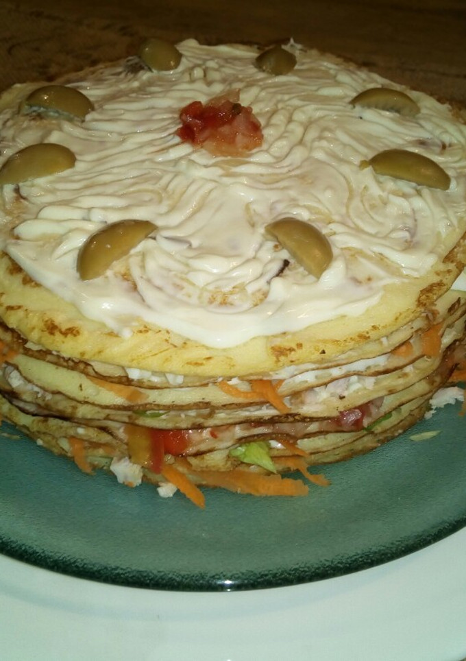 Una foto de Torre de panqueques