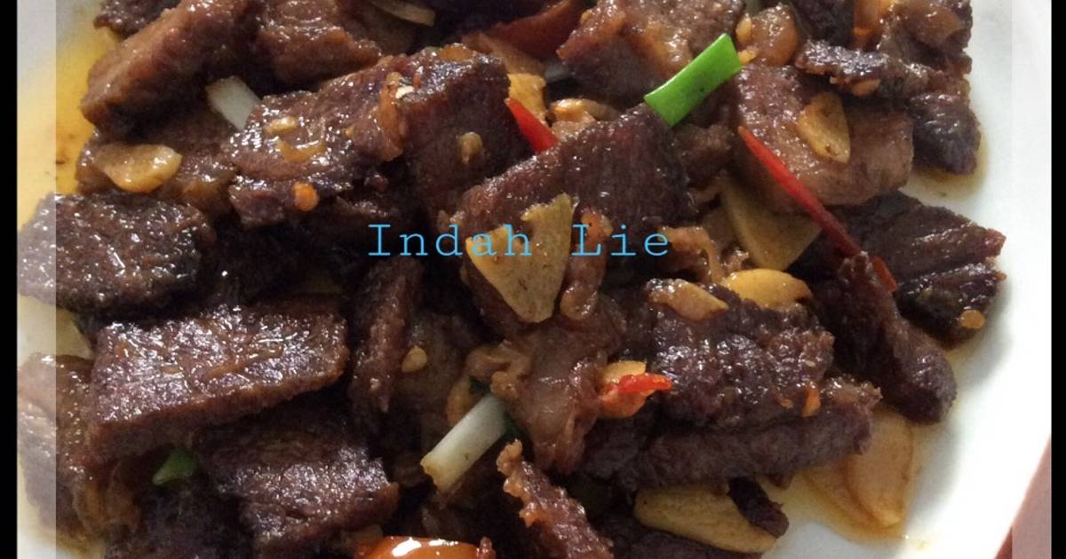 Resep Oseng Sapi Goreng ala Indah oleh Indah Lie - Cookpad