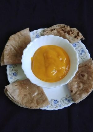 A picture of Foxtail millet roti.