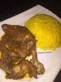 Carrot rice with turmeric