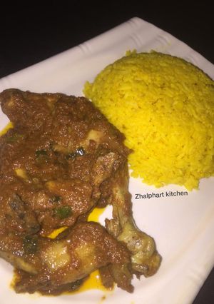 Carrot rice with turmeric ainihin hoton girkin