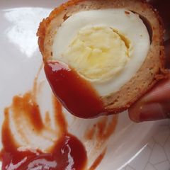 A picture of Scotch egg.