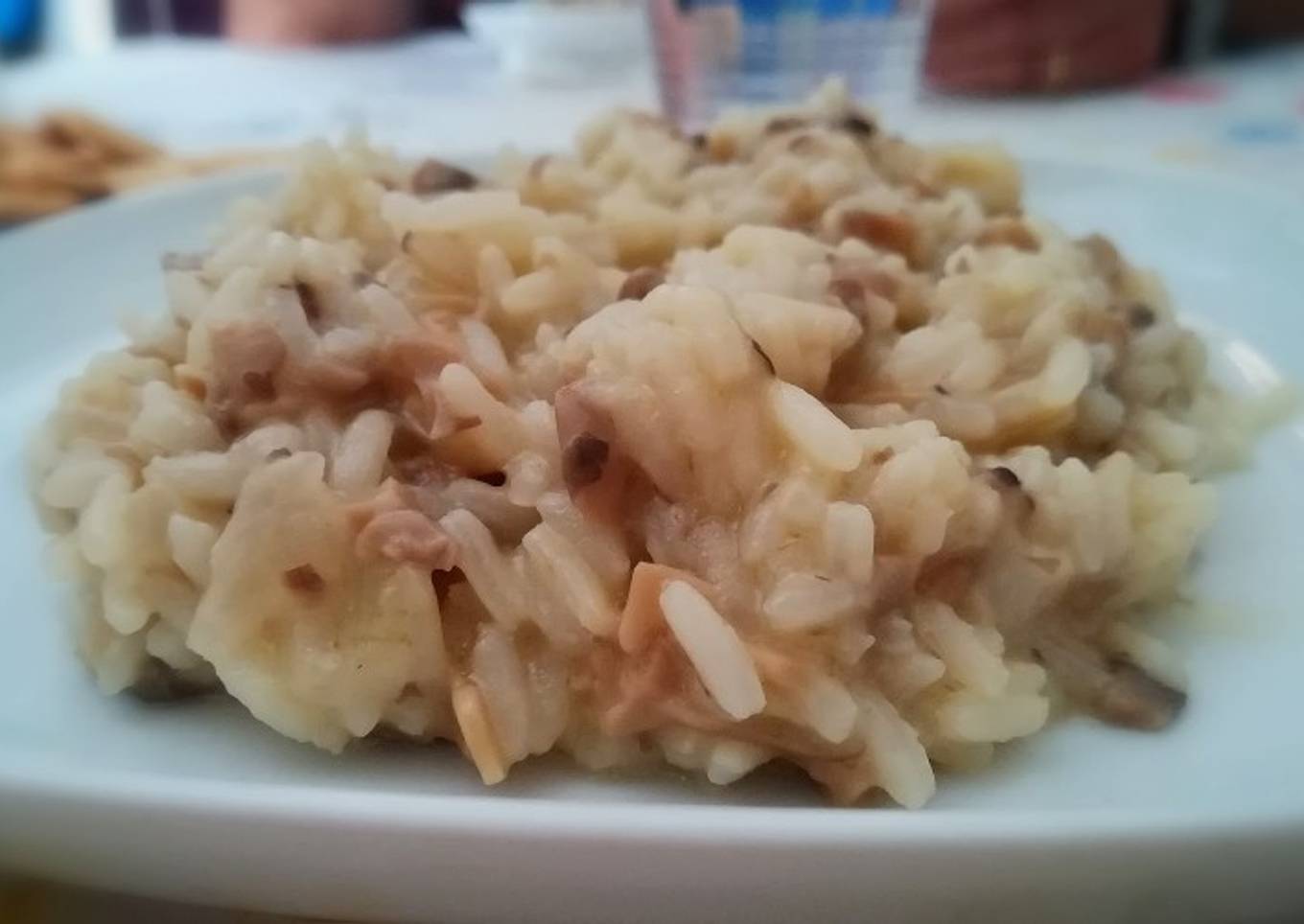 Risotto de champiñones (Thermomix)