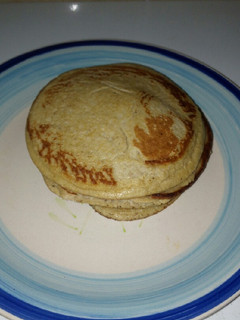 A picture of Banana oatmeal pancake.
