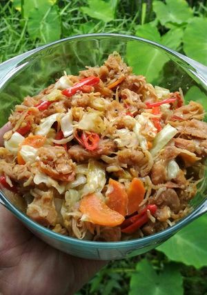 Foto resep Mandai with Teri Medan ala Enyot