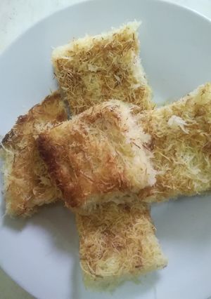 صورة لوصفة كنافة محشية بالكريمة😋