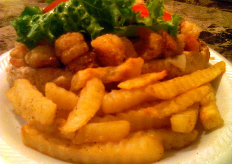 Simple Way to Prepare Award-winning Shrimp Po Boy