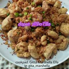 A picture of Tahu Crispy Cabe-cabean pedas.