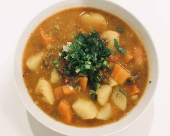 Popular Cuisine Beef and Potato Stew Practical Delicious