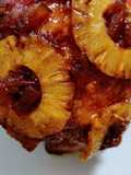 Spiced pineapple and rum ham