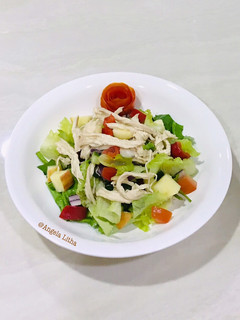 Foto resep Salad sayur + dada ayam