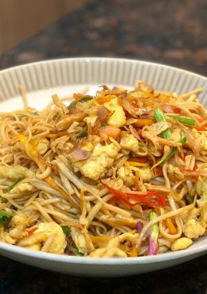 Foto resep Misoa goreng telor