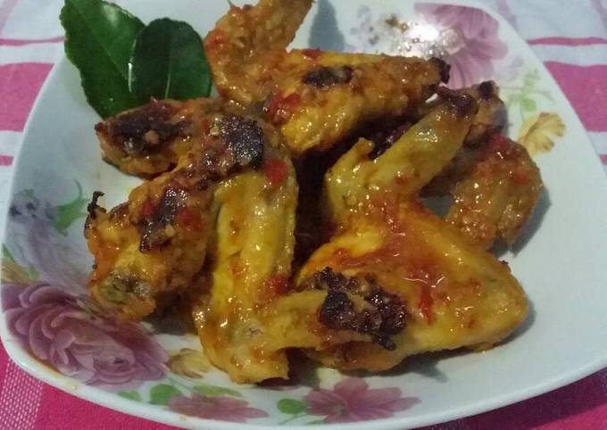 Resep Ayam Panggang Bumbu Rujak, Enak Banget