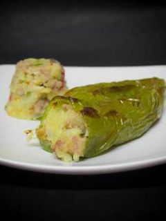 Una foto de Pimiento verde relleno