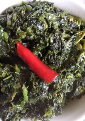 हरा साग (Hara saag recipe in hindi) रेसिपी मुख्य फोटो