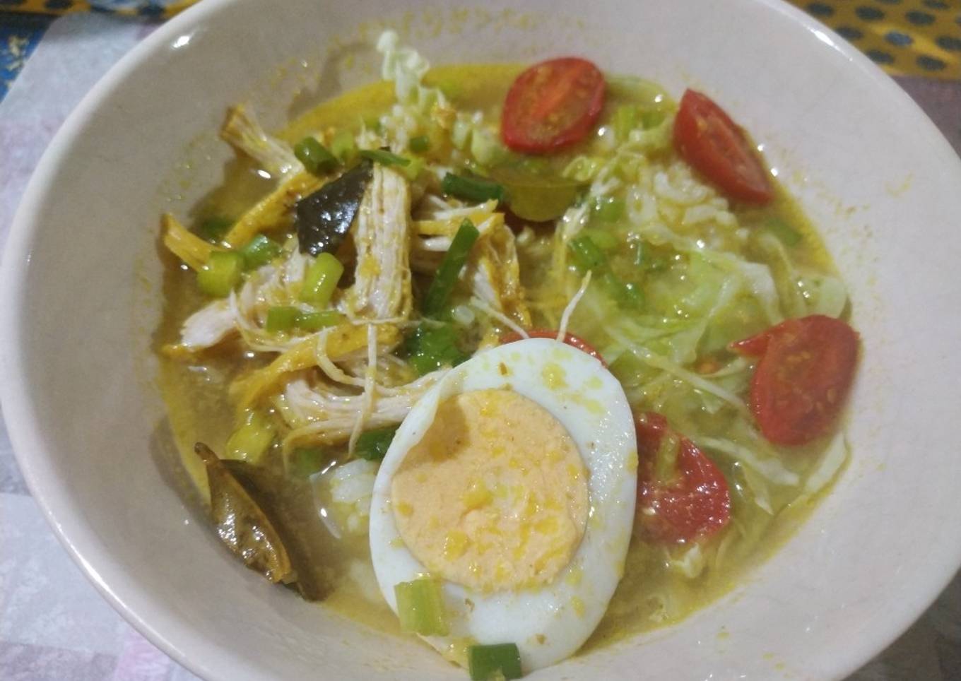 Nasi Soto Ayam Praktis