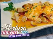 Una foto de merluza a la marinera