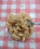 Puré de manzanas al microondas